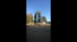 Children's slide mishap in Moctezuma, Sonora, Mexico