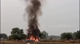 Top Gun fighter jet crashes in northern India