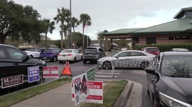 US: Voters from Orange County and the region voting in Florida