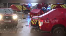 Spain: Relentless Firefighters Battle DANA Aftermath, Round-the-Clock Operations in Catarroja