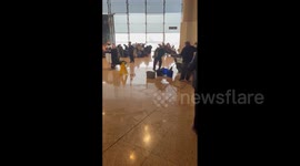 Spain: Flooding Hits Barcelona Airport As Torrential Rains Disrupt Flights