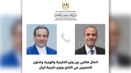 Egyptian FM urges self-restraint to prevent regional war in talks with Iranian FM