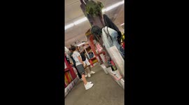 Child in San Antonio scared by Halloween decoration jumps back and falls