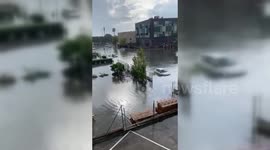 Spain: Severe Flooding Hits Gavà, Barcelona Province, After Intense Rainfall