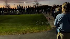 US 2024 Election Day – Voters Line Up Outside Polling Stations 2