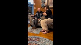Man With Dementia Meets His Great Granddaughter