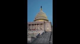 Exterior view of the Capitol Washington DC - US Presidential Elections 2024