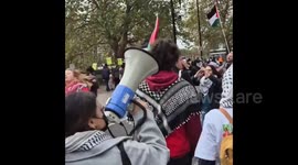 UK: From the 21st national demonstration for Palestine in London, England