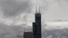 Stormy Skies Over Downtown Chicago