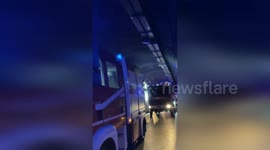 Italy: Heroic Tunnel Rescue in Torino as Firefighters Save Family and Truck Drivers from Blazing Inferno