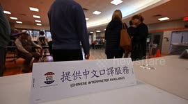 US: NY: Voters Go To Polls To Vote On Election Day