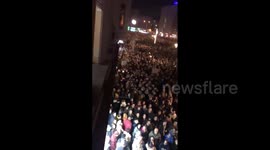 Serbia: Thousands Gather In Anger Over Fatal Roof Collapse At Novi Sad Station 2