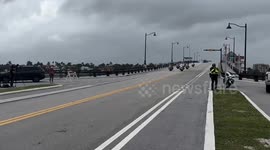 US: Convoy Of Donald Trump Heads Back To Mar-A-Lago After Voting