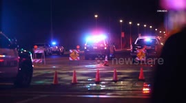 US, Phoenix: Mesa Falcon Field 5 Dead In Airport Plane Crash SOT