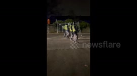 UK: Youth Throw Stones, Fireworks At Police On Bonfire Night In Edinburgh 2