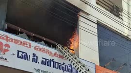 Fire erupts at private hospital in southern India, patients evacuated amidst chaos
