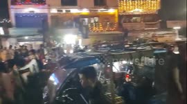 Gas leak at illegal filling station sparks fire in India
