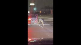 Police Pull Up Mid-Twerk
