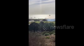 US: Broad Fire Erupts In Malibu, California, Damaging Homes 2