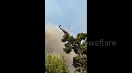 Brush Fire Near Moorpark, California Forces Evacuations