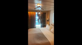 Cruise Ship Housekeeper Makes a Towel Monkey For Guests
