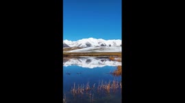 Beautiful wetland on Qinghai-Xizang Plateau