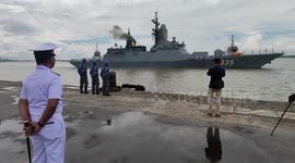 Indonesia: Russian Pacific Fleet ships in Surabaya, Indonesia