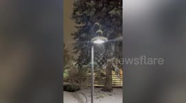 Snow blankets Colorado as winter arrives