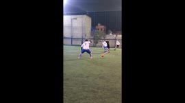Football game collision leads to two players falling in State of Mexico