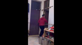 Friends in Guangxi China take a tumble