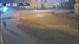 Minibus strikes child on pedestrian crossing in Magadan