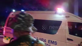 Workers injured when dust barrier collapses at construction site in Thailand