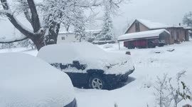 Severe Winter Storm in Glorieta Mesa
