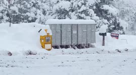 Winter Storm Hits Glorieta Mesa
