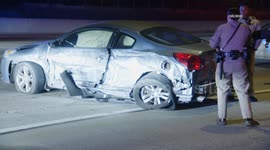 US, Los Angeles: Pomona CHP Crashes Into Wrong Way Drunk Driver on 10 Freeway Innocent Driver Speaks On Camera