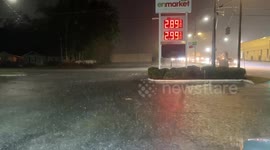 Flood in Lowndes GA, USA