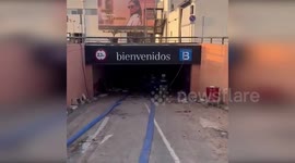 Spain: National Police Inspect Bonaire Shopping Center Parking After Storm Chaos