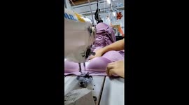 Chinese sweatshop worker impresses with bra assembly speed