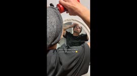 Me and my dad were pulling a prank on my mom and it was him falling down the stairs, he had fake blood on his forehead and she thought it was real. In the end we felt bad but she’s ok and now she thinks it’s funny.