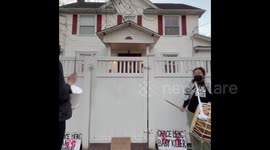US: Activists staged a noise demonstration outside the house of Rep. Grace Meng in New York, condemning her continued support and political cover for the Israel