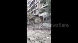 Lebanon: Massive destruction due to Israeli raids on Abdul Nour Street, Al-Ruwais