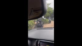 Big bikers in the mountain