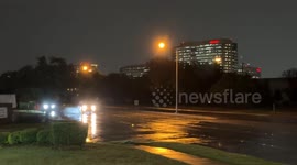 Rainy Night Drive in DFW
