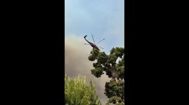 Mountain fire sends smoke over Camarillo Heights, Southern California