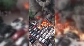Lebanon: Generator Fire in Beirut Parking Garage Ignites Several Cars, Triggers Explosions