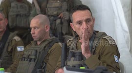 The Chief of the General Staff, LTG Herzi Halevi, conducted a situational assessment in the Jabalia area in Gaza