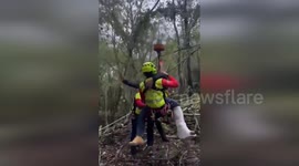 Spain: Catalan Firefighters Swiftly Rescue Injured Hiker in Meranges Amidst Series of Emergencies
