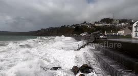 Someone wanting a good view of storm Kathleen probably didn't see anything but white water
