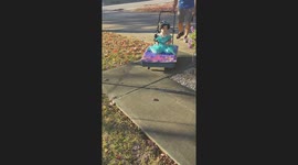 Trick-or-Treating Via Magic Carpet Ride