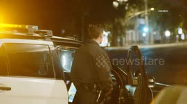 US, Los Angeles: Sherman Oaks Break In At Nail Salon